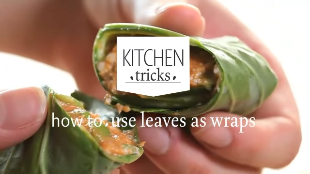 Reduce Your Carbohydrates Using Leaves Instead of Flour Wraps